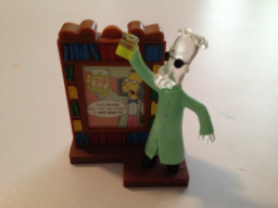 Treehouse of Horror Burger King Toy Light-up Frink as Invisible Man
