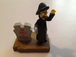 Treehouse of Horror Burger King Toy Spin Ned as Hooked Killer