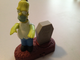 Treehouse of Horror Burger King Toy Spin Homer as Frankenstein