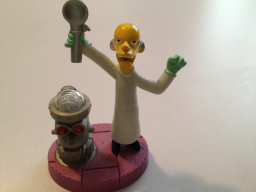 Treehouse of Horror Burger King Toy Burns as Scientist