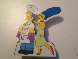 Tin Clicky Toy - Kiss the Chef