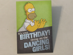 Birthday Card - Dancing Girls