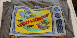 TShirt - Itchy & Scratchy Show - Gray/XL