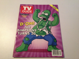 TV Guide Dec 7-Dec 20 2009 Special Simpsons 1 of 5 - Homer as Hulk