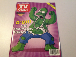 TV Guide Dec 7-Dec 20 2009 Special Simpsons 1 of 5 - Homer as Hulk alternate