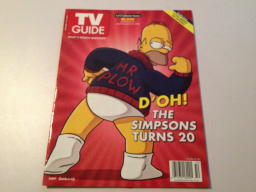 TV Guide Dec 7-Dec 20 2009 Special Simpsons 2 of 5 - Mr Plow Homer