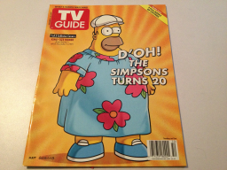 TV Guide Dec 7-Dec 20 2009 Special Simpsons 4 of 5 - King-Size Homer
