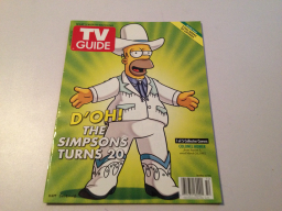 TV Guide Dec 7-Dec 20 2009 Special Simpsons 5 of 5 - Colonel Homer