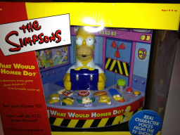 What Would Homer Do? Electronic trivia game