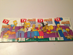 TV Guide Jan 3-Jan 9 1998 Special Simpsons 3 of 4 alternate