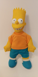 9" Stuffed Doll w/ Plastic Head - Bart