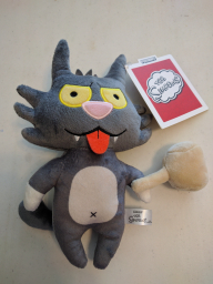 8" kidrobot Stuffed Scratchy