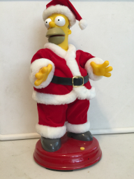Dancing Homer Santa