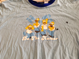 TShirt - Do the Homer Light Blue L