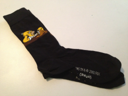 Socks - Homer at bar with beer