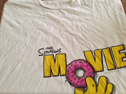 TShirt - Simpsons Movie (Homer Hand reaching for donut) - White XL