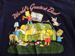 TShirt - Worlds Greatest Dad - Navy M