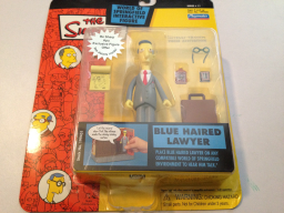 Playmates Talking Action Figure - Blue Haired Lawyer