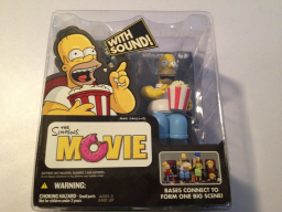 The Simpsons Movie Toy - Homer Watching Movie
