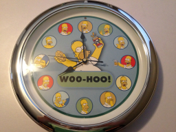 Homer Woo-Hoo! Wall Clock
