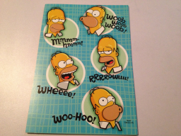 Birthday Card - Homer w/ pop-up inside