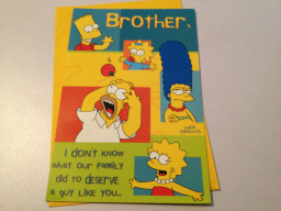 Birthday Card - For Brother