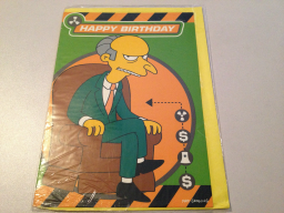 Birthday Card - (UK) Burns