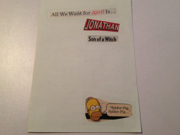 Birthday Card - Custom from Mom w/ Homer