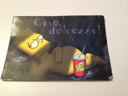 Postcard - Bart - Ciao dolcezza!