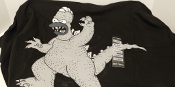 TShirt - Homer Godzilla - Black XL