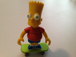 Bart on Skateboard Figurine