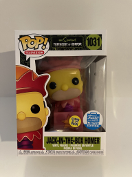 Funko Pop #1031 Jack-in-the-Box Homer GITD Limited Edition