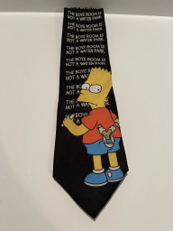Tie - Bart "The boys room is not a water park" (Ralph Marlin)