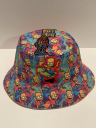 Bart tie dye bucket hat